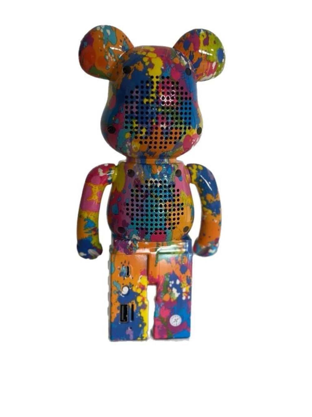 B5+ Graffiti Bear Wireless Bluetooth Speaker- Aesthetically Decor Figurine - Picture 8 of 10